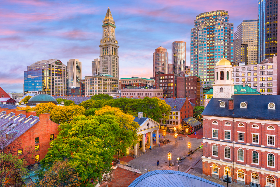 The city of Boston