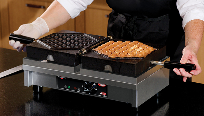 Cook using a waffle maker