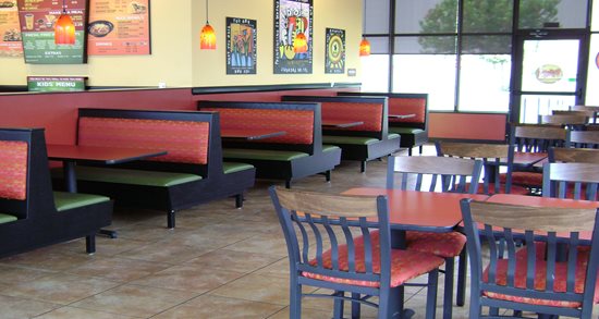 Moe's Southwest Grill dining room 