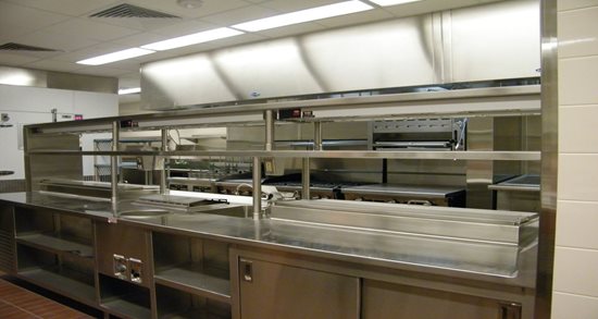 The George W. Bush Presidential Library and Museum bistro kitchen 