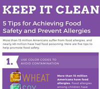 INFOGRAPHIC: 5 Food Safety and Allergy Prevention Tips
