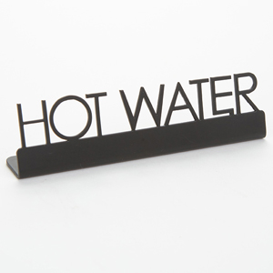 HOT WATER SIGN