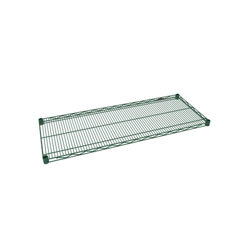 Green Epoxy Covered Shelving, 18"D x 48"W