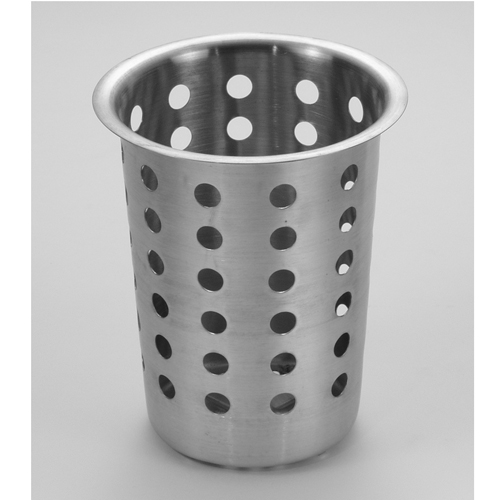 Perforated Silverware Cylinder, S/S
