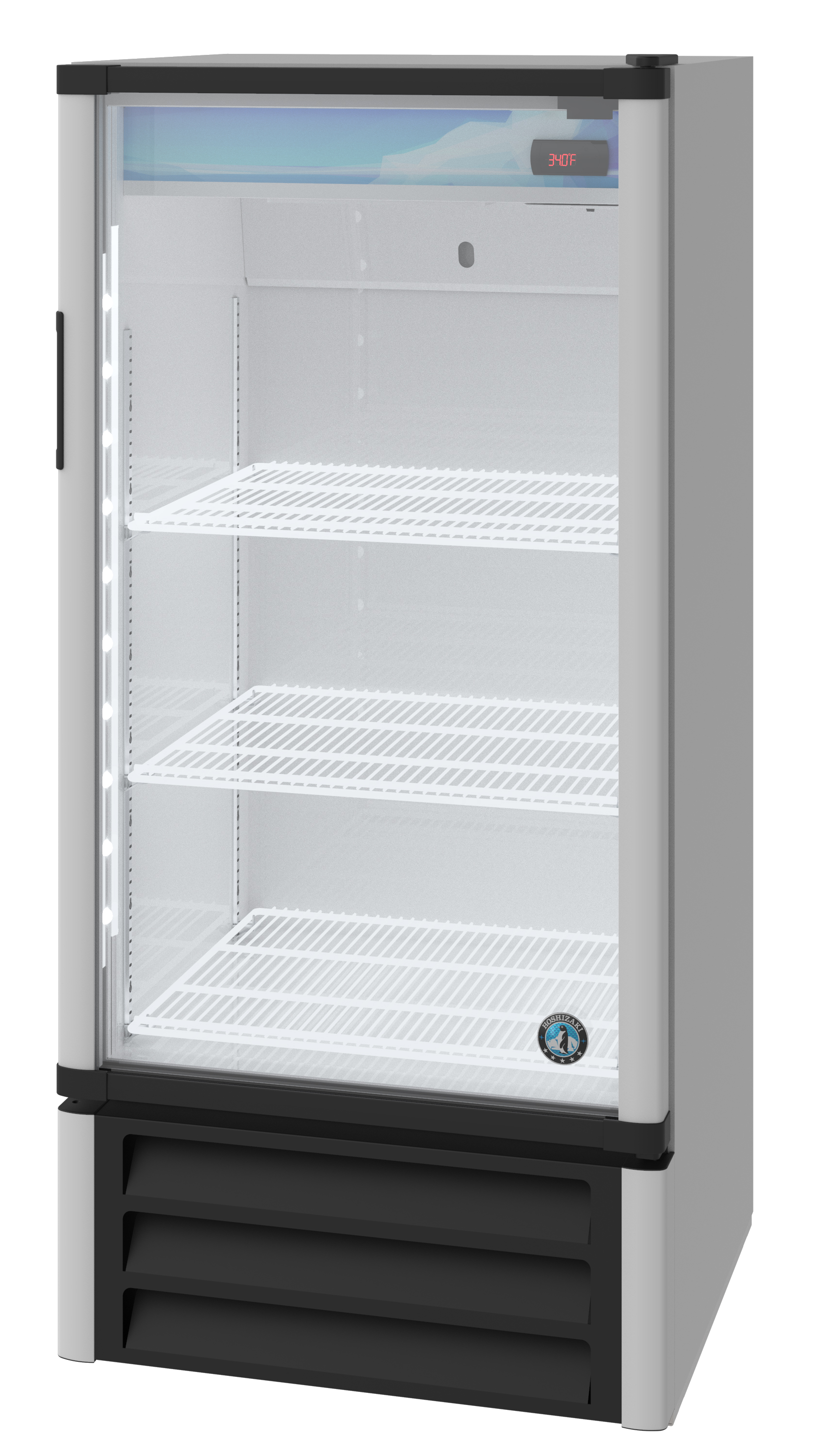 RM-10, Refrigerator, Single Section Glass Door Merchandiser