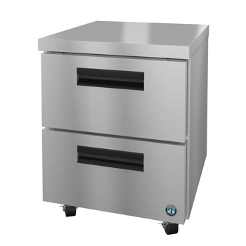 UF27A-D2, Freezer, Single Section Undercounter, Stainless Drawers