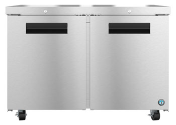 UF48A-01, Freezer, Two Section Undercounter, Stainless Doors with Lock