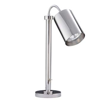 Steelite DW Haber Tempo Heat Lamp Stainless Steel, Portable Heat Lamp Tempo Cylindrical Shade Single Head