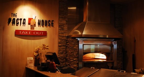 The Pasta House wood burning oven