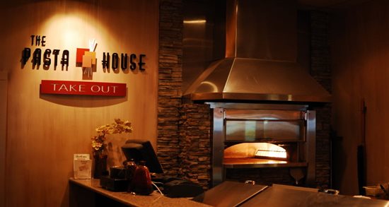 The Pasta House wood burning oven
