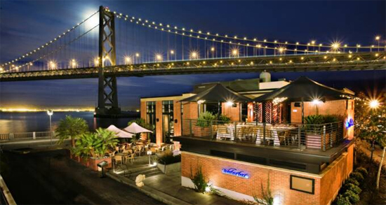 Waterbar Restaurant and the Golden Gate Bridge