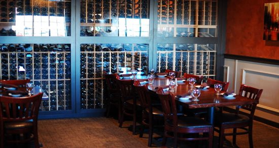 The Pasta House wine cellar