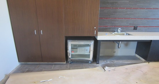 Washington State University concessions under construction