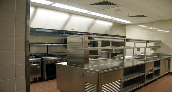 The George W. Bush Presidential Library and Museum bistro kitchen 