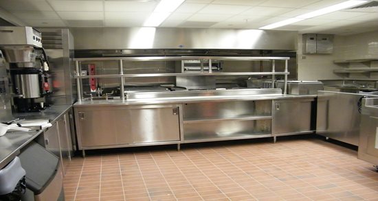 The George W. Bush Presidential Library and Museum bistro kitchen 