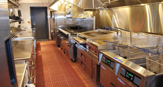 Gather restaurant kitchen line