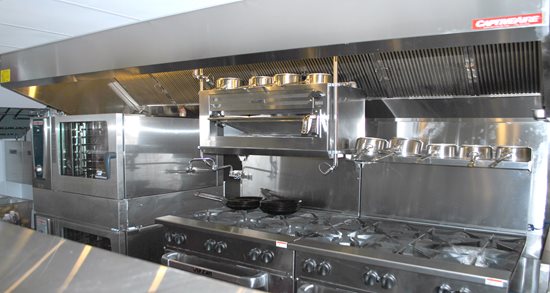 Gather restaurant kitchen line
