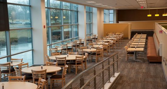 Intelligrated corporate dining cafe seating