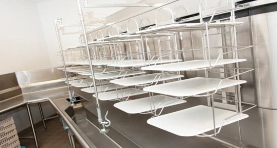 Intelligrated corporate dining cafe dish area