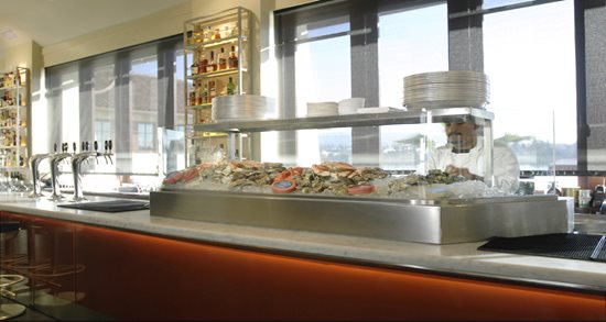 Lake Chalet Seafood Bar and Grill raw bar