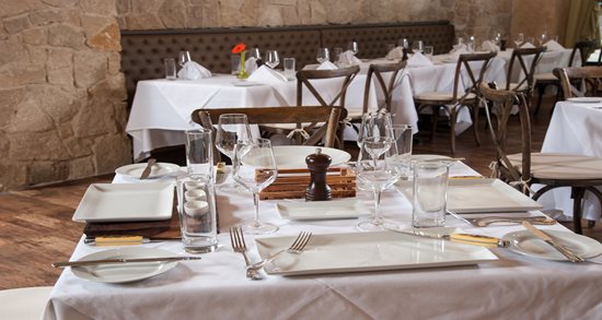 Cibréo Italian Kitchen dining room tabletops
