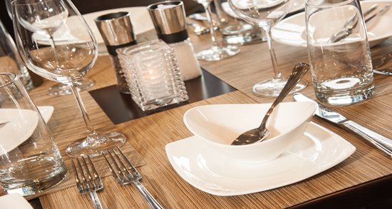 Ken Stewart's East Bank tabletop and custom flatware