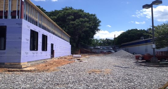 Zaxby's new restaurant construction 