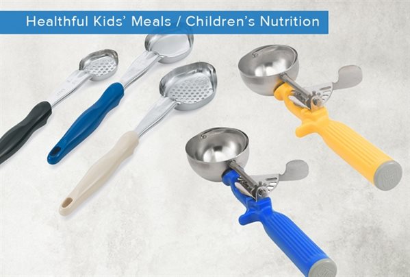 vollrath healthful kids childrens nutrition portioning utensils