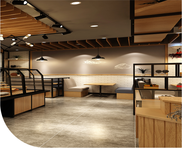 unfinished commercial kitchen