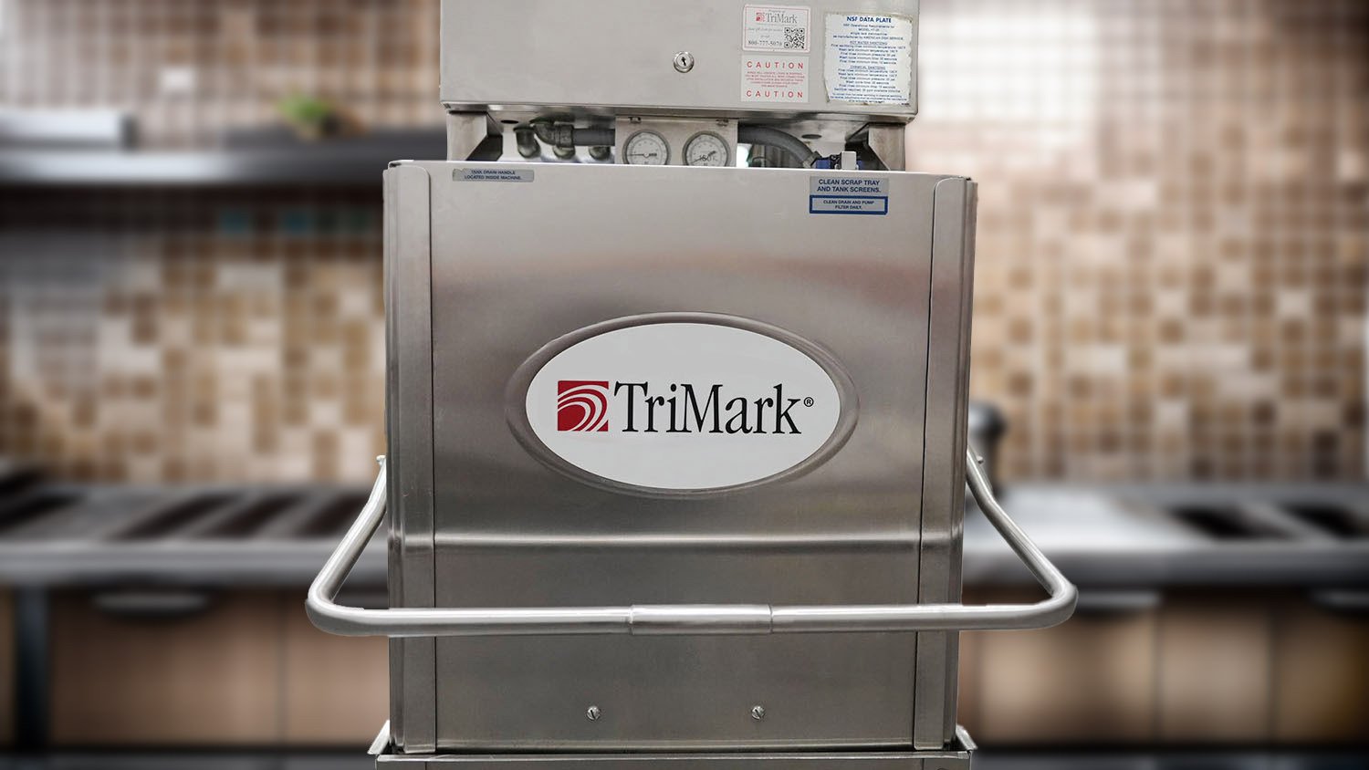Industrial dishwasher machines