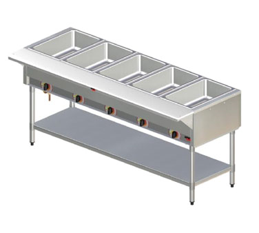 APW Wyott PST-2 Serving Counter, Hot Food Steam Table, Electric