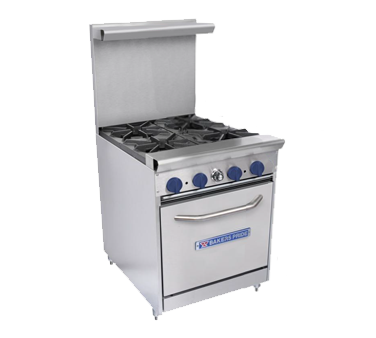 Bakers Pride 24-BPV-4B-S20 Range, 24" Restaurant, Gas