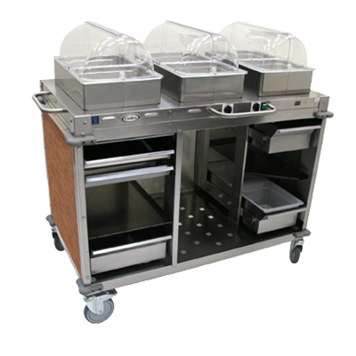 Cadco CBC-HC-L1-4 Serving Counter, Hot & Cold Buffet