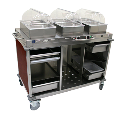 Cadco CBC-HC-L5-4 Serving Counter, Hot & Cold Buffet