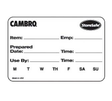 Cambro 23SLB6250 Stickers (Labels)