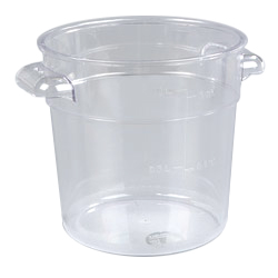 Carlisle 1076107 Food Storage Container, Round