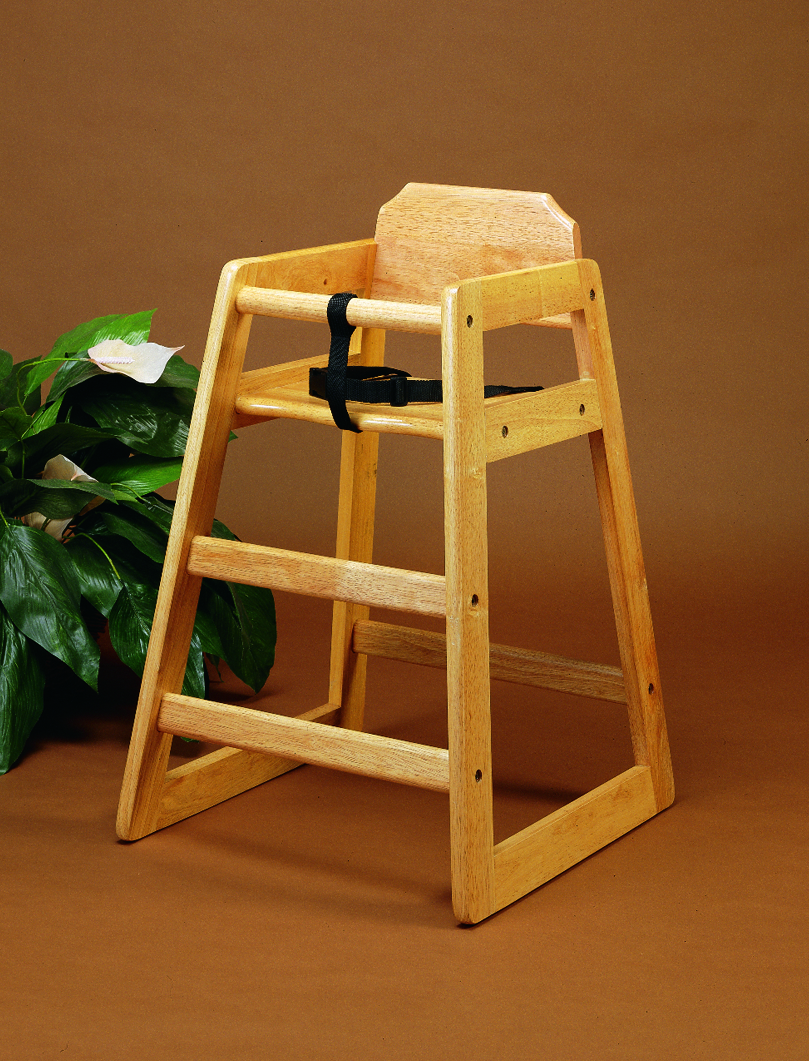 High Chair, 20 1/4" x 18 7/8" x 27 1/4"H