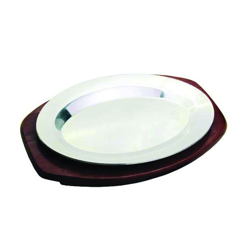 Oval Steak Platter Underliner, 11 7/8"L x 8"W x 3/4"H