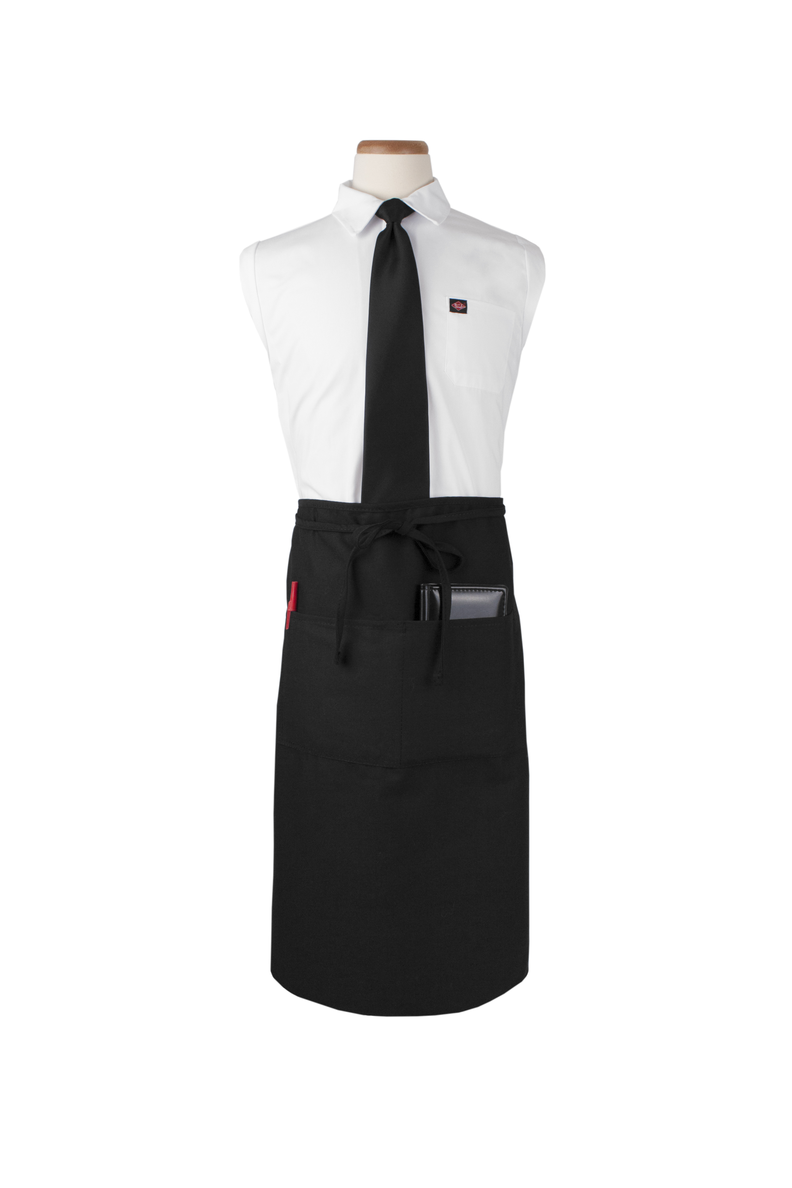 2-Pocket Bistro Waist Apron, 32"W x 28"L