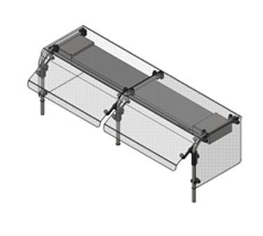 Dinex DXD4180PW Sneeze Guard, Stationary