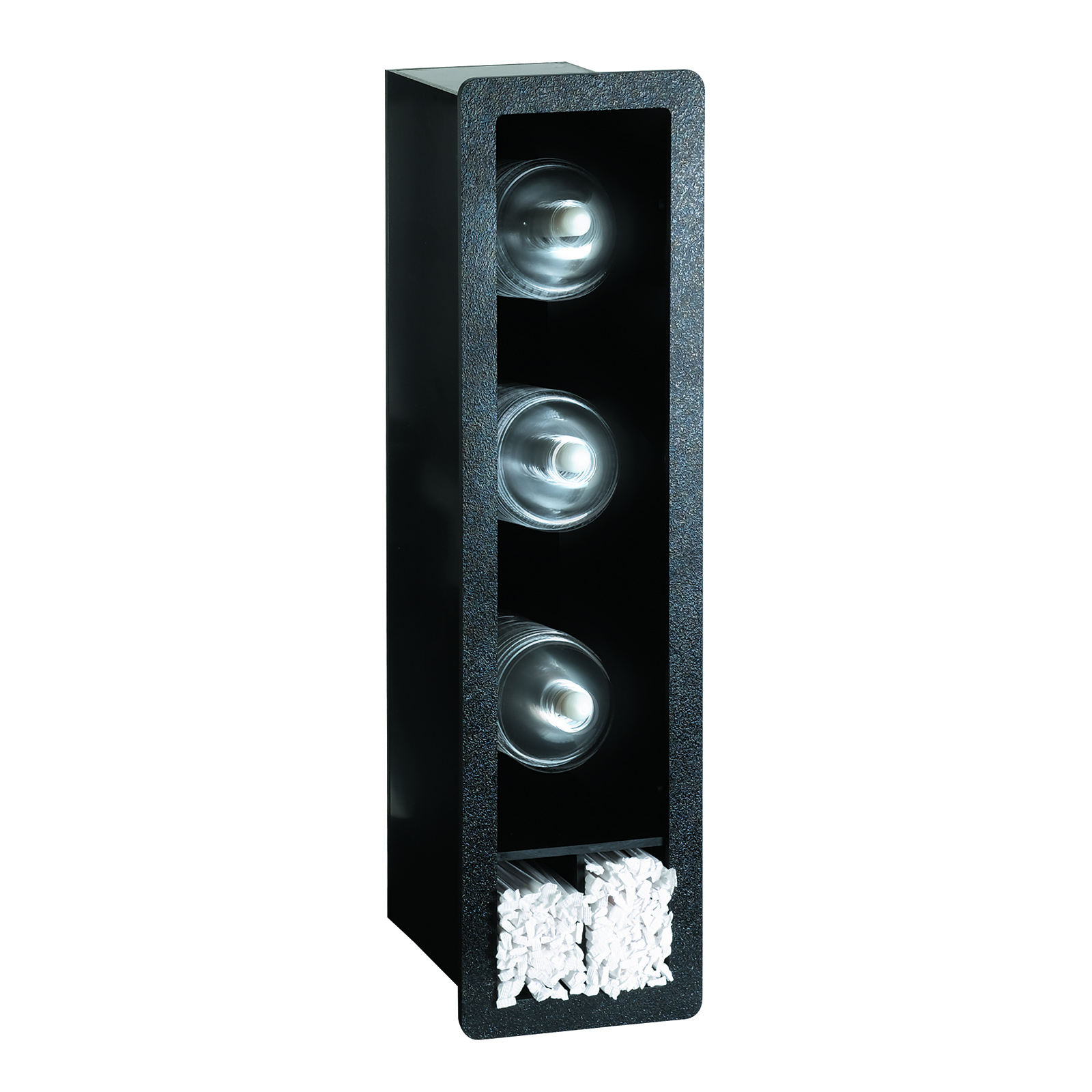 Dispense-Rite FMVDL-3 Lid Dispenser, In-Counter