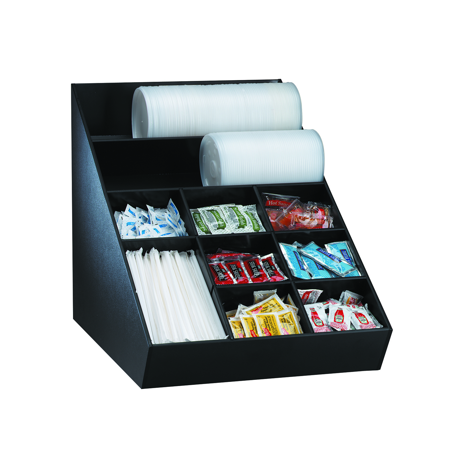 Dispense-Rite WLO-1B Condiment Caddy, Countertop Organizer