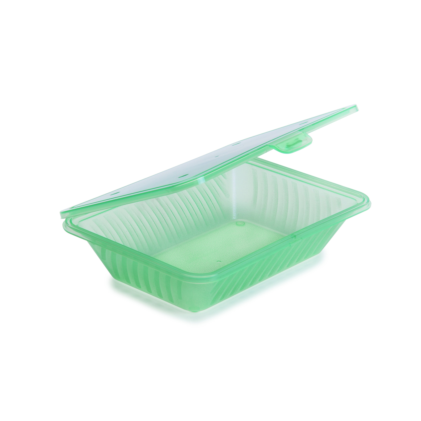 G.E.T. Enterprises EC-08-1-CL Carry Take Out Container, Plastic