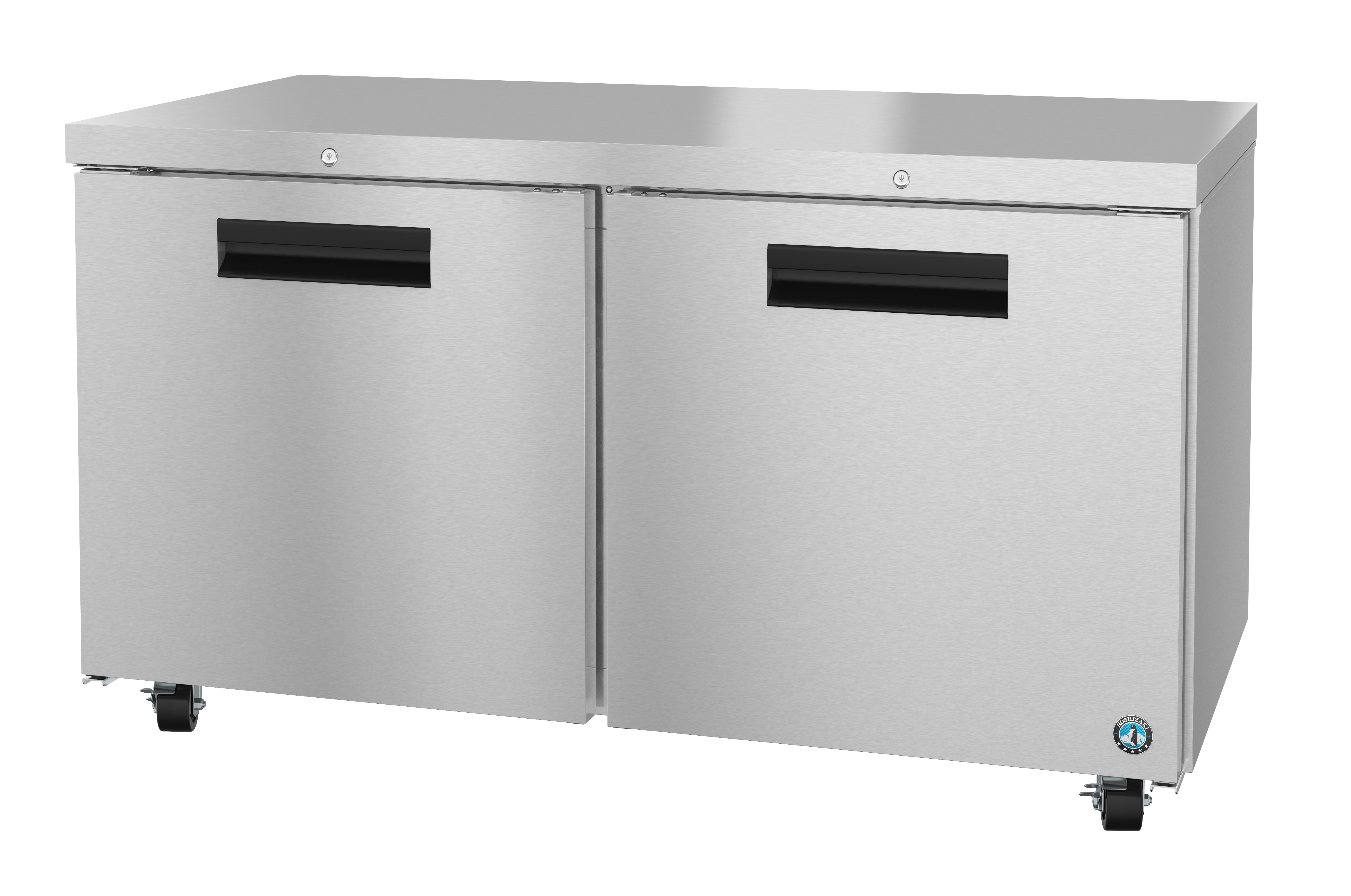 CRMR60-01, Refrigerator, Two Section Undercounter, Stainless Doors with Lock