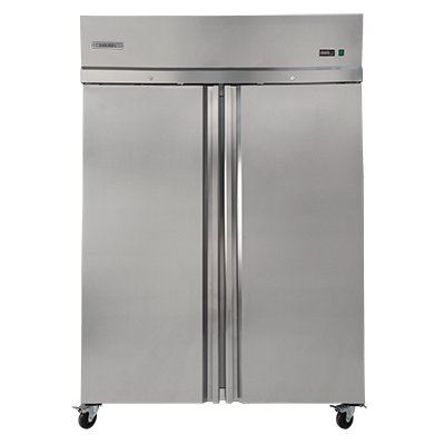 49 cu. ft., Two-Section Top Mount Reach-In Freezer, w/ Stainless Steel