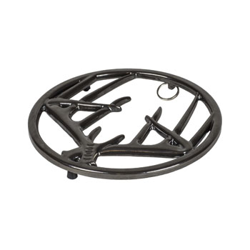 Lodge EC8AT18 Antler Trivet - Midnight Chrome