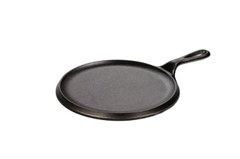 Lodge L8NG3 9.5 Inch Shallow Round Cast Iron Griddle