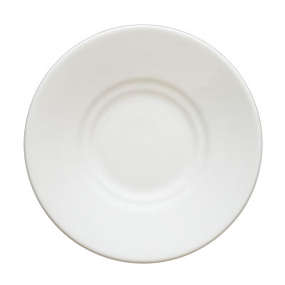 Venu, Saucer for Straight Cup, Bone China, 6" dia.