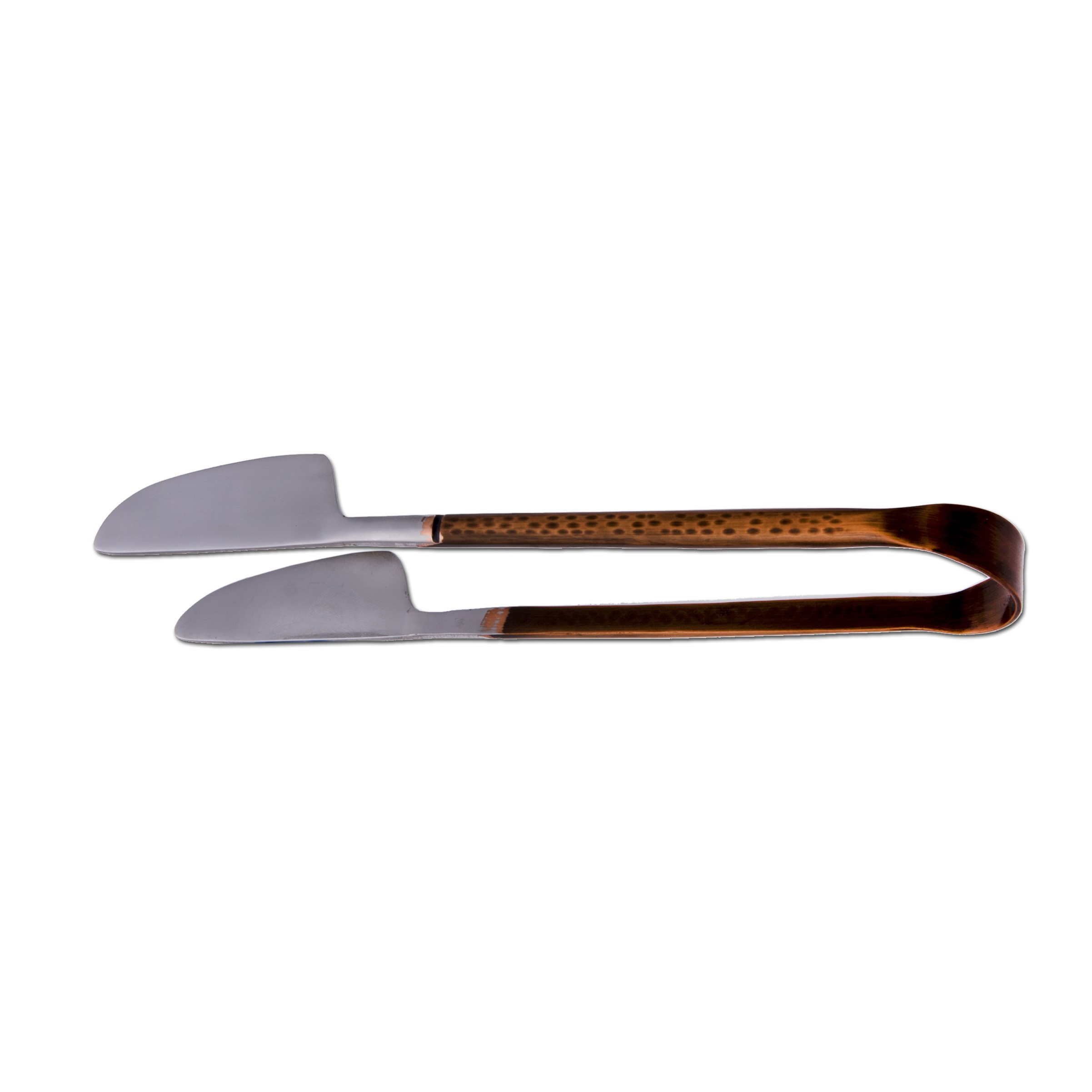 Arcata, Serving Tong, Hammered Copper Handle