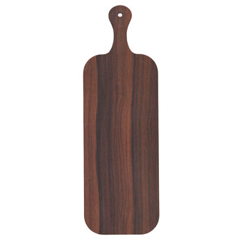 Arcata, Rectangular Serving Board, 24" x 8", w/Handle, Melamine, Wood Finish